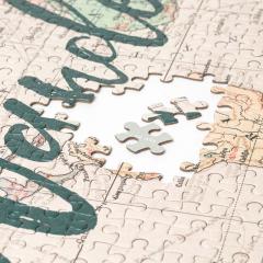 Puzzle 1000 piese - Vintage Memories - Travel