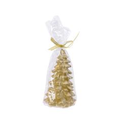 Lumanare decorativa - Gold Christmas Tree