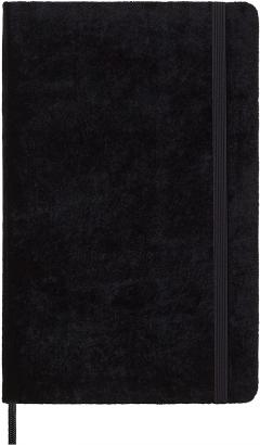Carnet - Moleskine Velvet - Large, Hard Cover, Ruled - Black