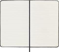 Carnet - Moleskine Velvet - Large, Hard Cover, Ruled - Black
