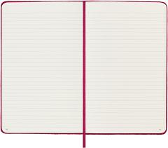 Carnet - Moleskine Velvet - Large, Hard Cover, Ruled - Pink