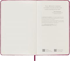 Carnet - Moleskine Velvet - Large, Hard Cover, Ruled - Pink