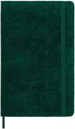 Carnet - Moleskine Velvet - Large, Hard Cover, Ruled - Green
