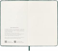 Carnet - Moleskine Velvet - Large, Hard Cover, Ruled - Green