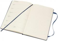 Agenda 2022 - 12-Month Weekly Planner - Large, Hard Cover - Sapphire Blue