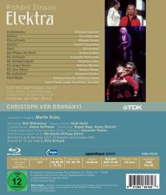 R.Strauss: Elektra - Live Recording From The Opernhaus Zurich 2005 Blu Ray Disc