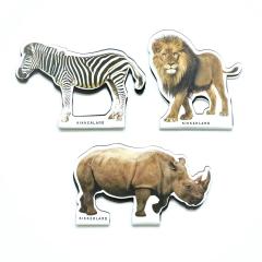 Set semne de carte magnetice -  African Mammals