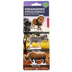 Set semne de carte magnetice -  African Mammals