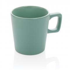 Cana - Ceramic modern coffee mug, green