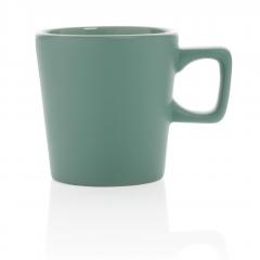 Cana - Ceramic modern coffee mug, green