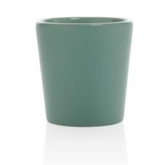 Cana - Ceramic modern coffee mug, green