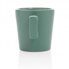 Cana - Ceramic modern coffee mug, green