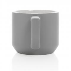 Cana - Ceramic modern mug, grey