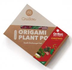 Kit de plantat cu ghivece Origami DIY - Editie de Craciun