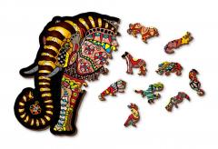 Puzzle din lemn - Magic Elephant, 245 piese