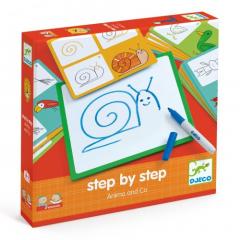 Kit pentru desen - Step By Step - Animals And Co