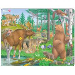 Puzzle 29 piese - Maxi - Forest Animals