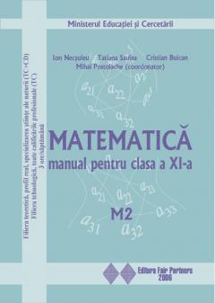 Matematica M2. Manual pentru clasa a XI-a