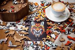 Puzzle din lemn - Fox, 141 piese