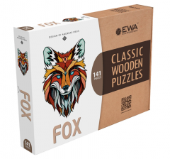 Puzzle din lemn - Fox, 141 piese