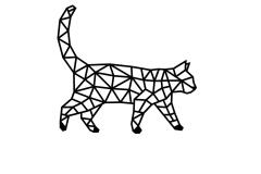 Obiect decorativ - Cat - Lemn, 260 piese