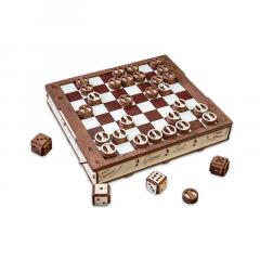  Puzzle 3D din lemn - Gameset, 620 piese