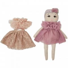 Papusa textila - Fleur, 37 cm