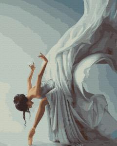 Pictura pe numere - Balerina Gratioasa, 40x50 cm