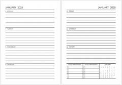 Agenda 2025 - Organizer A5 - Lilac Purple