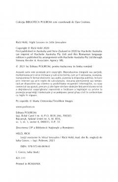 Lectii nocturne in Micul Ierusalim