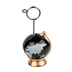 Suport fotografie - Glob, Negru