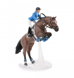 Figurina - Jumping Horse with Riding Girl