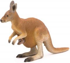 Figurina - Kangaroo with Joey