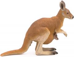 Figurina - Kangaroo with Joey