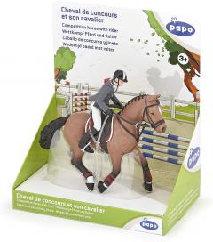 Figurina - Competition horse and horseman