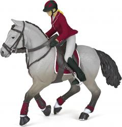 Figurina - Competition horse and horsewoman