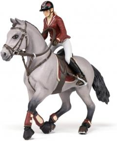 Figurina - Competition horse and horsewoman