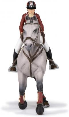 Figurina - Competition horse and horsewoman