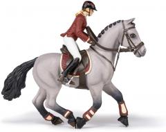 Figurina - Competition horse and horsewoman