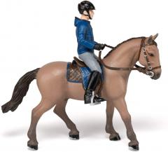 Figurina - Walking Horse and His Rider
