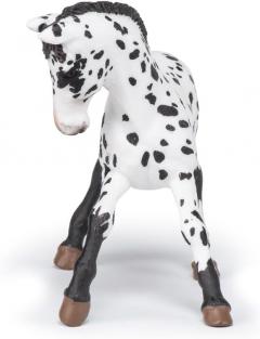 Figurina - Black appaloosa foal