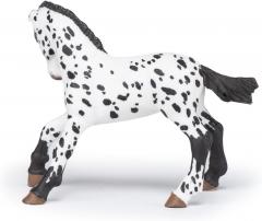 Figurina - Black appaloosa foal