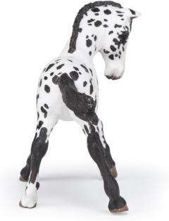 Figurina - Black appaloosa foal