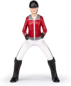 Figurina - Walking Horse with Riding Girl