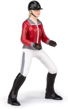 Figurina - Walking Horse with Riding Girl