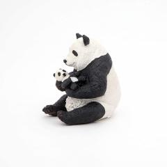 Figurina - Wild Animal Kingdom - Sitting Panda and Baby