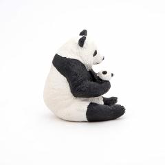 Figurina - Wild Animal Kingdom - Sitting Panda and Baby