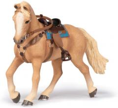 Figurina - Wild West Horse and Cowgirl