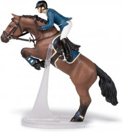 Figurina - Jumping Horse with Rider