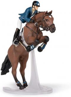 Figurina - Jumping Horse with Rider